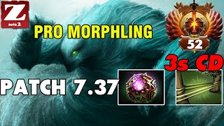 MORPHLING Mid NEW PATCH 737 With OCTARINE CORE is so IMBA 3s CD Skills  Z Dota 2 Channel [upl. by Ssidnak]