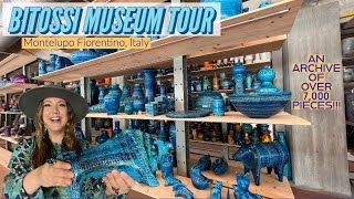 A TOUR OF THE BITOSSI MUSEUM  Italian Pottery  Over 7000 Pieces  Montelupo Fiorentino Italy [upl. by Casmey560]