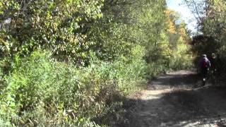 Bay Circuit Trail Hanson MA Burrage Pond Wildlife Management Area [upl. by Ilse]