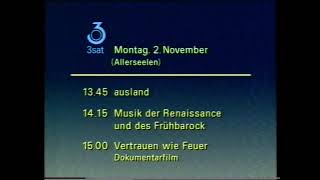 Programmtafeln zum Sendeschluss ZDF 211199X [upl. by Forester]