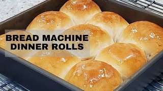 Easiest Dinner Rolls in Your Bread Machine [upl. by Scurlock]