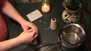 How to make tallow candles [upl. by Bahr]