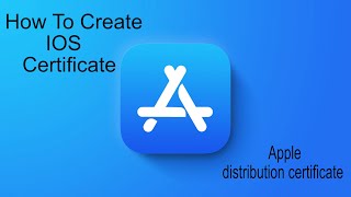 How to create apple distribution certificate in Xcode ios certificate [upl. by Aihseuqal]