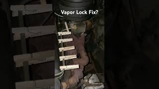 Vapor Lock Fix with Wooden Clothespins chevy 235 inline6 [upl. by Eaj]