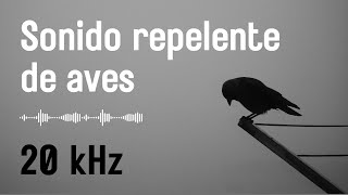 Sonido repelente de aves  palomas cuervos estorninos etc No compatible con iPhone [upl. by Ajak]