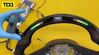 How to install custom LOGO for LED Steering Wheel OHC Motors2024 [upl. by Kisung]