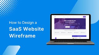 SaaS Website Wireframe Design [upl. by Ibba]