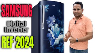 Latest Samsung 183 Litre Inverter Single Door Refrigerator 2024  Demo And Review  RR20D2823UZ [upl. by Aneleve430]