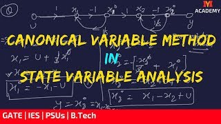 Canonical Variable Method in State Variable Analysis  Myacademy [upl. by Subocaj118]