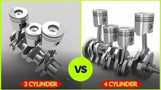 3 Cylinder vs 4 Cylinder Engine Performance Efficiency Maintenance [upl. by Enytsuj]