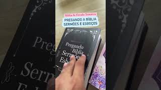 😍Bíblia de Estudo Temática  Pregando a Bíblia Sermões e Esboços Livrarias Família Cristã [upl. by Albertine]