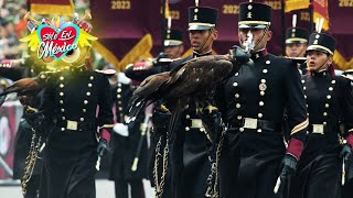 Desfile militar 2023 Imponente marcha del Heroico Colegio Militar [upl. by Nalat]