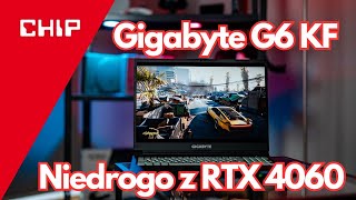 Test Gigabyte G6 KF  dobra cena za laptop z RTX 4060 [upl. by Aisac958]