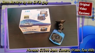 Novatek GT300 Dash Camera Video Test HD [upl. by Nnalatsyrc]