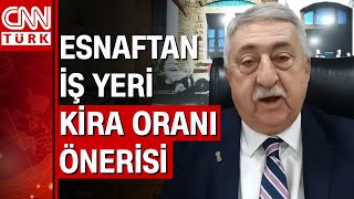 Esnaftan iş yeri kira oranı önerisi quotYüzde 72lik artış oranı esnafın belini büküyorquot [upl. by Llerrit]