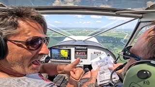 Oshkosh AirVenture Arrival landing on the Green Dot [upl. by Yntruoc641]