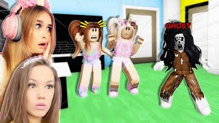 WE CAUGHT A GHOST LIVING IN SANNAS HOUSE in BROOKHAVEN with IAMSANNA Roblox Roleplay [upl. by Amalbergas]