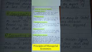 Principles of Managerial economics economic eceducation trendingshorts management [upl. by Attenehs458]