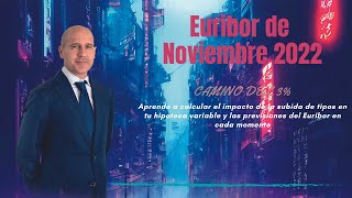 Euribor de noviembre 2022 camino al 3 [upl. by Ziwot]