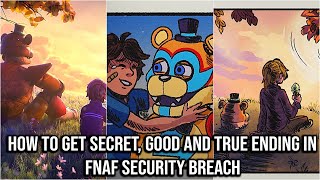 Five Nights at Freddys Security Breach Ruin  The Story and Endings Explained [upl. by Ycnan]