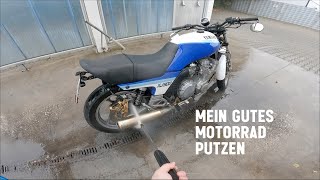 Wie ich mein Motorrad putze  Moto Vlog [upl. by Ayek]