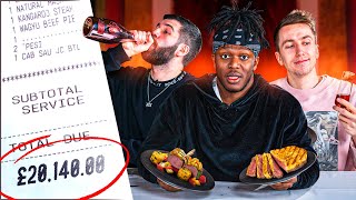 SIDEMEN WORLDS MOST EXPENSIVE MUKBANG [upl. by Gaves]