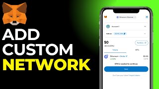 How to Add Custom Network in Metamask Wallet on Mobile Updated [upl. by Keiryt]