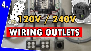 Wiring 120V and 240V Outlets [upl. by Aronos580]