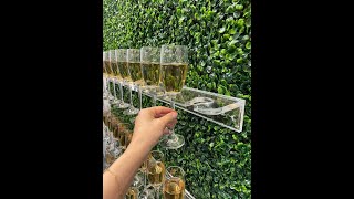 How to Make a Champagne Wall  DIY Champagne Wall  Cheers Bar DIY  DIY Party Decor [upl. by Chlores726]