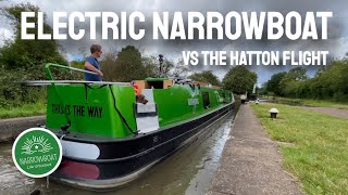 Find out if our Electric Narrowboat Home Can Take on The Hatton Flight Ep178 [upl. by Eiveneg]