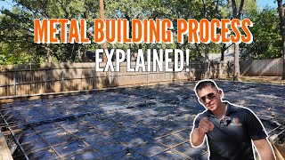 Building Your Texas Metal Building  Process and Tips  WolfSteel Buildings [upl. by Anikat]