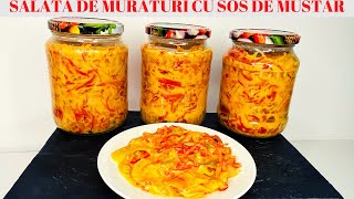 O reteta perfecta pentru iarna Salata de murături cu sos de muștar [upl. by Dnomse]