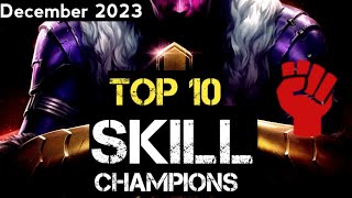 MCOC Top 10 Skill Champions December 2023 New List • Marvel Contest of Champions • Best Champions [upl. by Yci947]