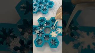 Christmas Ice In October ❄️☃️ asmr christmas icerestock satisfying icecube viral shorts fyp [upl. by Oicaroh3]