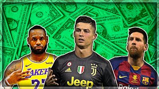 Highest Paid Athletes in the World 19902019 [upl. by Ydnik]