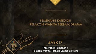 ASK17  Throwback Pemenang Pelakon Wanita Terbaik Drama amp Filem [upl. by Aligna363]