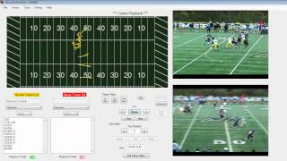 Football Player Direction amp Rotation Tracking  IsoLynx Athlete Tracking Software Demo [upl. by Wash902]