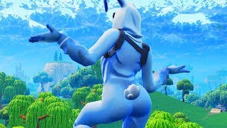 NEW ULTRA THICC DANCE EMOTE LIVING LARGE with OBLIVION BUNNY BRAWLER Showcase FORTNITE [upl. by Nahama]