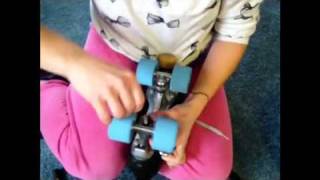 Roller Derby How to Change Your Roller Skate Bushings [upl. by Darryl467]