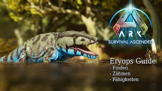 Eryops Guide Deutsch Additional Creatures Wild ARK [upl. by Raye]