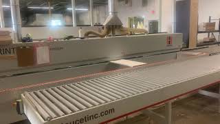 HolzHer 1329 Sprint with DOUCET return conveyor [upl. by Hettie]