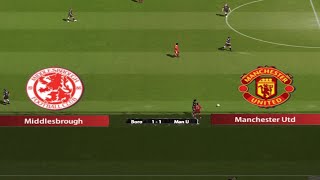 MIDDLESBROUGH VS MANCHESTER UTD 11 FA PREMIER LEAGUE  FIFA 2005 [upl. by Lazor]