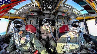 Inside a US B52 Bombers Fly in Russias Backyard  Cockpit amp Battle Station View [upl. by Anerat]