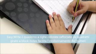 Easy Write il quaderno che incolonna bene [upl. by Aserahs]