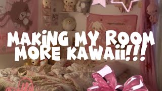 MAKİNG MY ROOM MORE KAWAİİ [upl. by Routh]