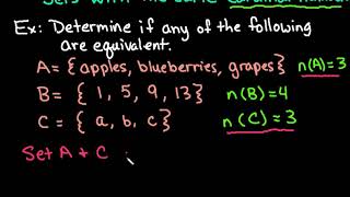 Equivalent Sets [upl. by Avla]