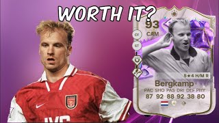 93 Dennis Bergkamp Ultimate Birthday Icon Player Anaylsis  EA FC 24 Ultimate Team [upl. by Buskus723]