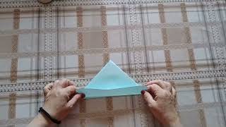 Como fazer  origami barquinho de papel [upl. by Iow]