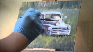 Randy Saffle Oil Painting Demo quotOff Roadquot [upl. by Husein926]