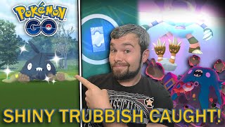 SHINY TRUBBISH CAUGHT THIS NEW POKEMON IS ACTUALLY PRETTY GOOD Pokemon GO [upl. by Olly]